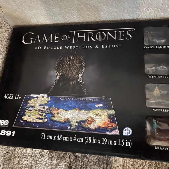 Game of Thrones (GOT) HBO 3D Puzzle Westeros & Essos 891-pieces - Picture 8 of 8